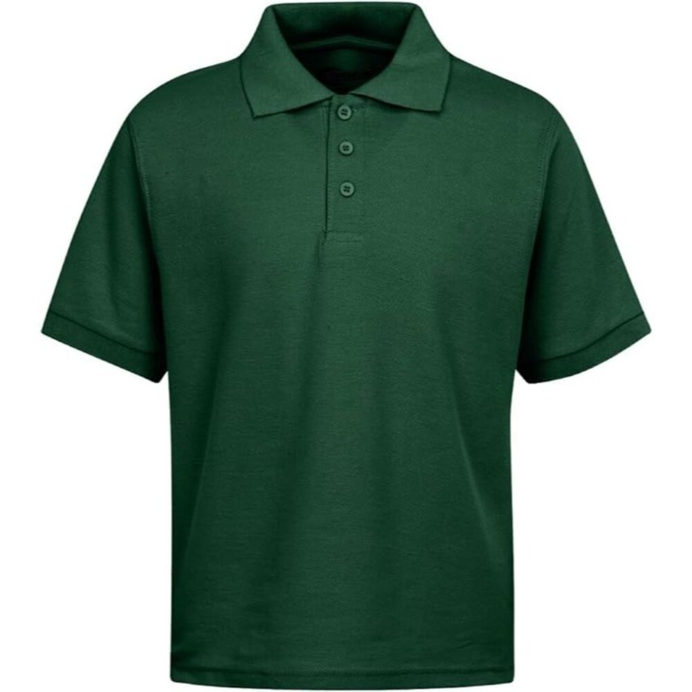 Premium Wear 3-Button Polo  18-20 Hunter Green   Poly/Cotton